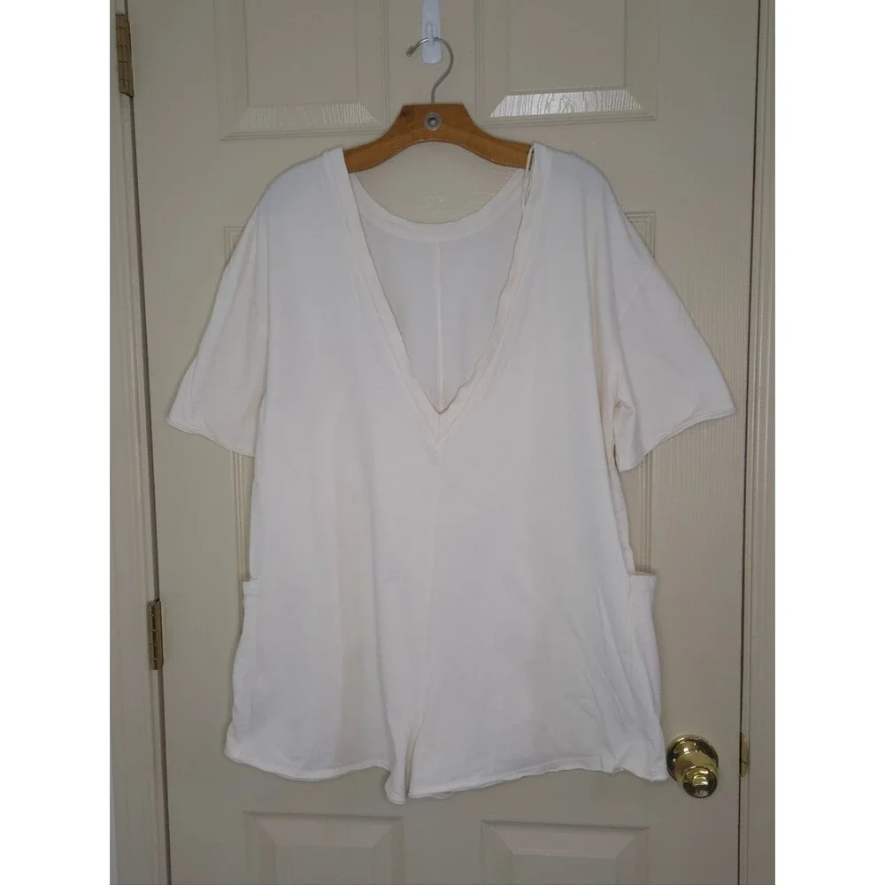 Free People Movement Hot Shot Tee Romper Size S